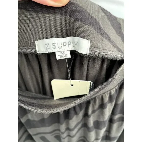 Z SUPPLY NWT Leisel Tropical Zebra Print Midi Skirt // M - Picture 5 of 6